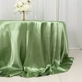 thumbnail image 5 of BalsaCircle 132 in Sage Green Satin Round Tablecloth Wedding Party Events Reception Catering Decorations Supplies, 5 of 8