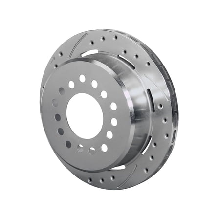 Wilwood 160-9813 SRP Drilled Brake Rotor, 1.91" Offset, Zinc, Left-Hand 12.19 x .810-5 Lug