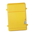 thumbnail image 1 of Abbracc Wall Hanging Mailbox Post Box Letter Box Multifunctional Lockable Large Capacity Yellow, 1 of 9