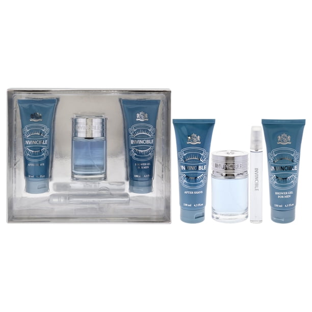 Juego de regalo de 4 piezas New Balance para hombres spray EDT de 3.3 oz spray EDT de 0.5 oz después del afeitado de 4.3 oz gel de ducha de 4.3 oz