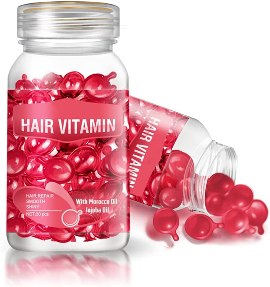 gowwimHair Vitamin Serum Capsule,Hair Treatment Serum,Argan Macadamia