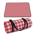 thumbnail image 1 of Manta de picnic Estera de picnic al aire libre Estera de playa portátil resistente al agua Estera de camping plegable Manta a prueba de humedad (rojo), 1 of 5