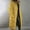 Yellow, variant on Turilly Women Hood Cardigan Large Size Sweater Pocket Single Breasted Long Sleeves Coat