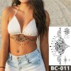 thumbnail image 3 of onlyliua Chest Body Temporary Pattern Decal Waist Art Sticker Clearance Items, 3 of 3