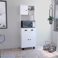 thumbnail image 2 of TUHOME Salem Kitchen Pantry  White Engineered Wood, 2 of 6
