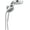 Chrome, variant on Delta 58680 Hydrorain 1.75 GPM Multi Function 2-In1 Rain Shower Head And Hand Shower -