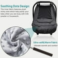 thumbnail image 5 of Waterproof Baby Car Seat Cover，Cold Weather Carseat Cover for Babies,Infant Car Seat Cover Canopy for Boy Girls,Windproof Car Seat Canopy for Boys & Girls, Keeps Babies Warm and Cozy, 5 of 8