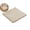 Khaki, variant on Chair Seat Cushion Thick Square High Density Foam Bench Cushion with Ties, 15.7x15.7" Chair Seating Pad Floor Cushion for Dining Kitchen Office