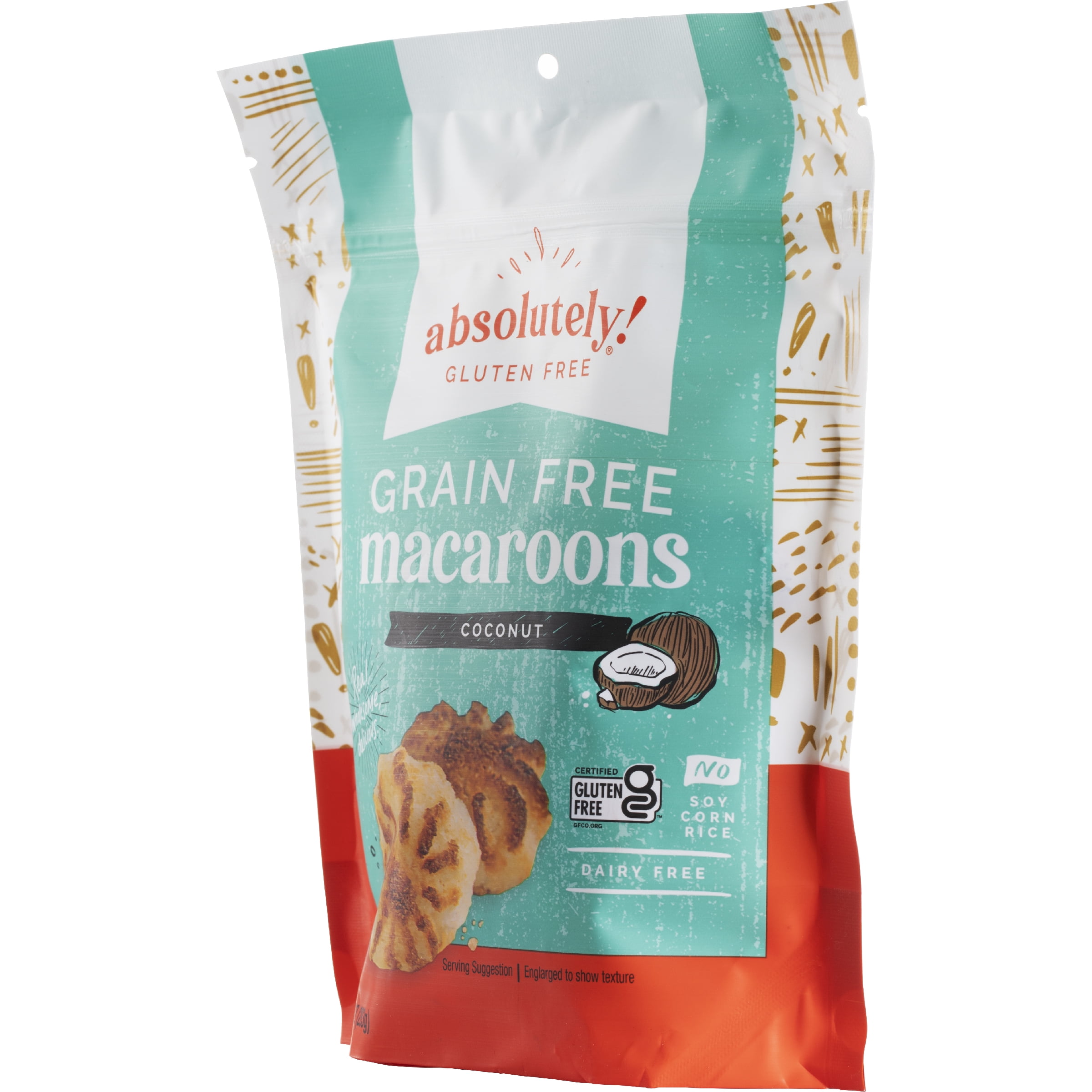 (2 pack) Absolutely Gluten Free Coconut Macaroon Cookies, 10oz