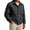 Black, variant on Turilly Plus Size Mens Cargo Utility Jacket Lapel Collar Full Zip Multi Pocket Work Coat for Fall Winter Outdoor