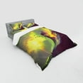 thumbnail image 3 of Ambesonne Fantasy Bedding Set 3 Pcs, House in Magic Warm Toned, Twin, Yellow Green, 3 of 3