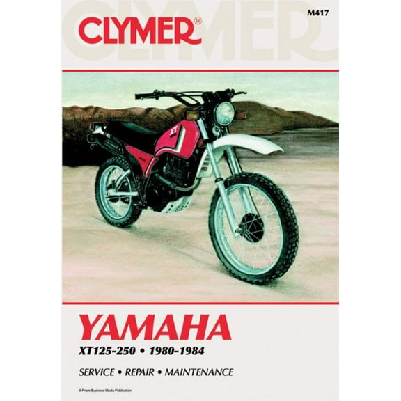 Pre-Owned Yamaha XT125-250 Motorcycle (1980-1984) Service Repair Manual (Paperback) Paperback