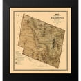 thumbnail image 2 of Hager 12x13 Black Modern Framed Museum Art Print Titled - Plymouth Vermont - Hager 1859, 2 of 5