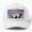 White, variant on Folding of Space Baseball Cap, Science Fiction Dimension Graphic Design, Classic Hat