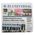 thumbnail image 1 of Periódico El Universal miércoles pza, 1 of 2