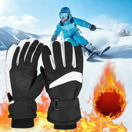 Gamivast Winter Gloves for Women & Men Fleece Lined Waterproof And Breathable Snow Gloves Touchscreen Anti-Slip Gloves for Running Driving Hiking