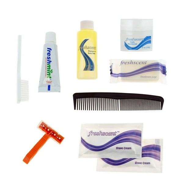 24 Kits Bulk Case of Wholesale Deluxe Hygiene & Toiletries for Men