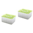 thumbnail image 3 of 2pcs Refrigerator Fresh-keeping Dumpling Storage Box Four Layers Portable Stackable Dumpling Container Holder Organizer (Green), 3 of 6