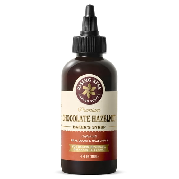 Rising Star Baking Supply Chocolate Hazelnut Baker's Syrup, 4 fl oz
