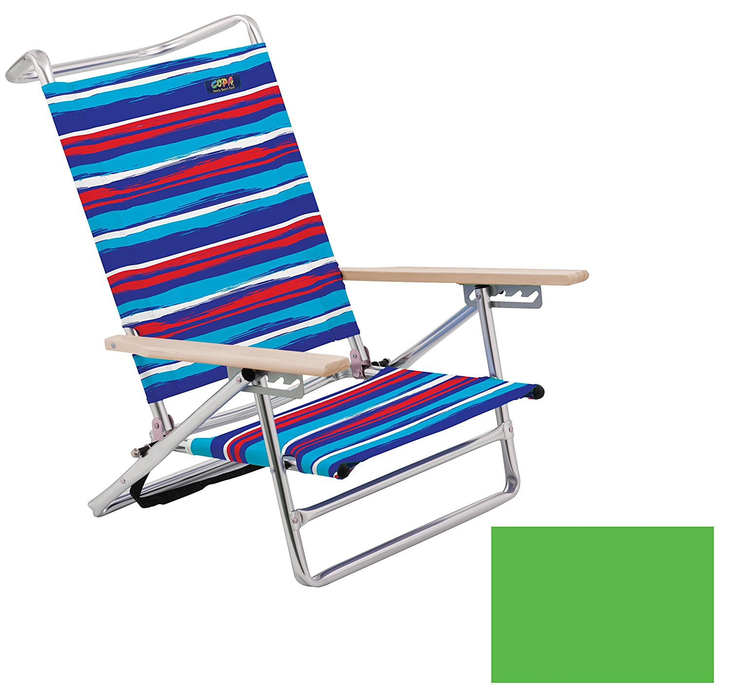  Fully Reclining Beach Chair for Large Space