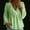 Green plus size boho tops a1, variant on Women Plus Size Fall Long Sleeve V Neck Ruffle Blouse Casual Loose Boho Tunic Tops Solid Basic Pullover Shirts for Vacation Work, Brown 2XL