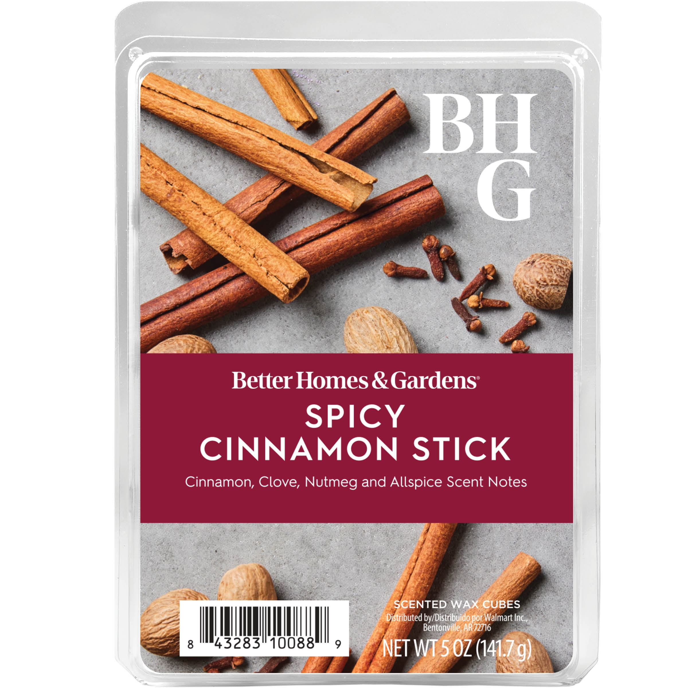 (3 pack) Spicy Cinnamon Stick Scented Wax Melts, Better Homes & Gardens, 5 oz (Value Size)
