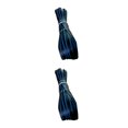 thumbnail image 1 of Qarigey de cuero, tobillera, cuerda trenzada, llavero recortable, cordón para bolsa, cuerdas, bricolaje, artesanía, accesorio, negro, azul Azul negro 2Conjunto, 1 of 6