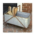 thumbnail image 2 of CTW 770404 Large Rustic Storage Bin, 23-inch Length, Silver, 2 of 2