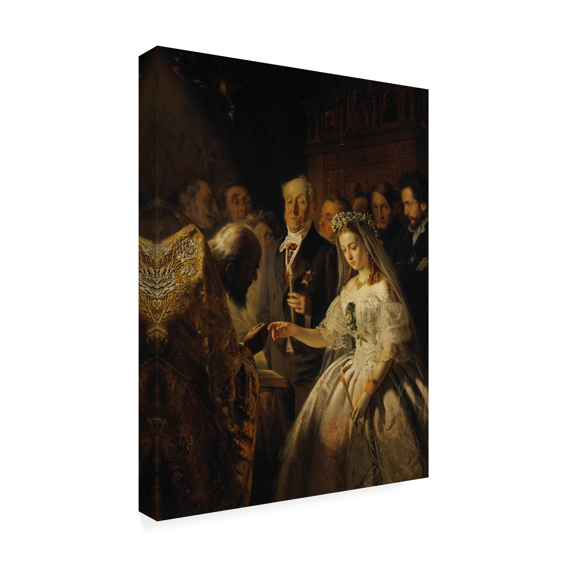 Vasily Pukirev 'The Unequal Marriage' Canvas Art