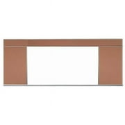 Aarco Products 120F-48M-242-812 Combination Top Tackboard- Toasted Almond - 4 x 8 ft.