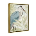 thumbnail image 4 of Stupell Industries Heron & Tropical Leaves Animals & Insects Painting Gold Floater Framed Canvas Art Print Wall Art, 25 x 31, 4 of 10