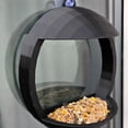 thumbnail image 4 of Small Bird Feeder Birdfeeders Outside Hanging Window Bird Feeder Finch Feeder Cardinal Bird Feeder 9" Gray Window Bird Feeder with Strong Suction Cup for Indoor Bird Watching, 4 of 4