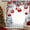1#, variant on Horivan Christmas Window Curtain Polyester Holiday Decor with Festive Print for Seasonal Home Styling Living Room Bedroom Decoration Easy Install Waterproof Durable