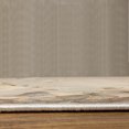 thumbnail image 3 of Flower Turkish Area Rug, Abstract Themed Modern Futuristic Image with Water Like Colored Art Print, Soft Carpet for Living Room Decor with Distressed Look, 4' X 5.7', Champagne, by Ambesonne, 3 of 4
