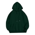thumbnail image 4 of CIENVNSTG Women's Casual Pullover Hoodies Y2K Wings Sequin Decor Glitter Back Design Fashion Tops Holiday Style Sweatshirts Suitable for Daily Leisure and Outdoor Gatherings Dark Green M, 4 of 4