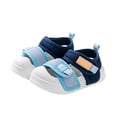 thumbnail image 4 of ZHOGXU Toddlers Children Girls Boys Summer Sandals Soft Sole Non Closed Toe Color Block Breathable Lightweight Shoes For Outdoor Activities,Multicolour2,7.5, 4 of 7