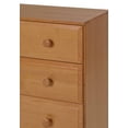 thumbnail image 2 of Essentials Five Drawer Chest-Color:Brown,Finish:Natural,Material:Solid Wood,Style:Contemperary, 2 of 2