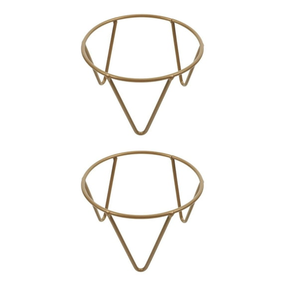 Raindrops 2pcs Gazing Globe Stand Glass Sphere Stand Ball Display Stand Crystal Sphere Stand Gazing Ball Stand Globe Decor Gazing Stand for Desk Decor