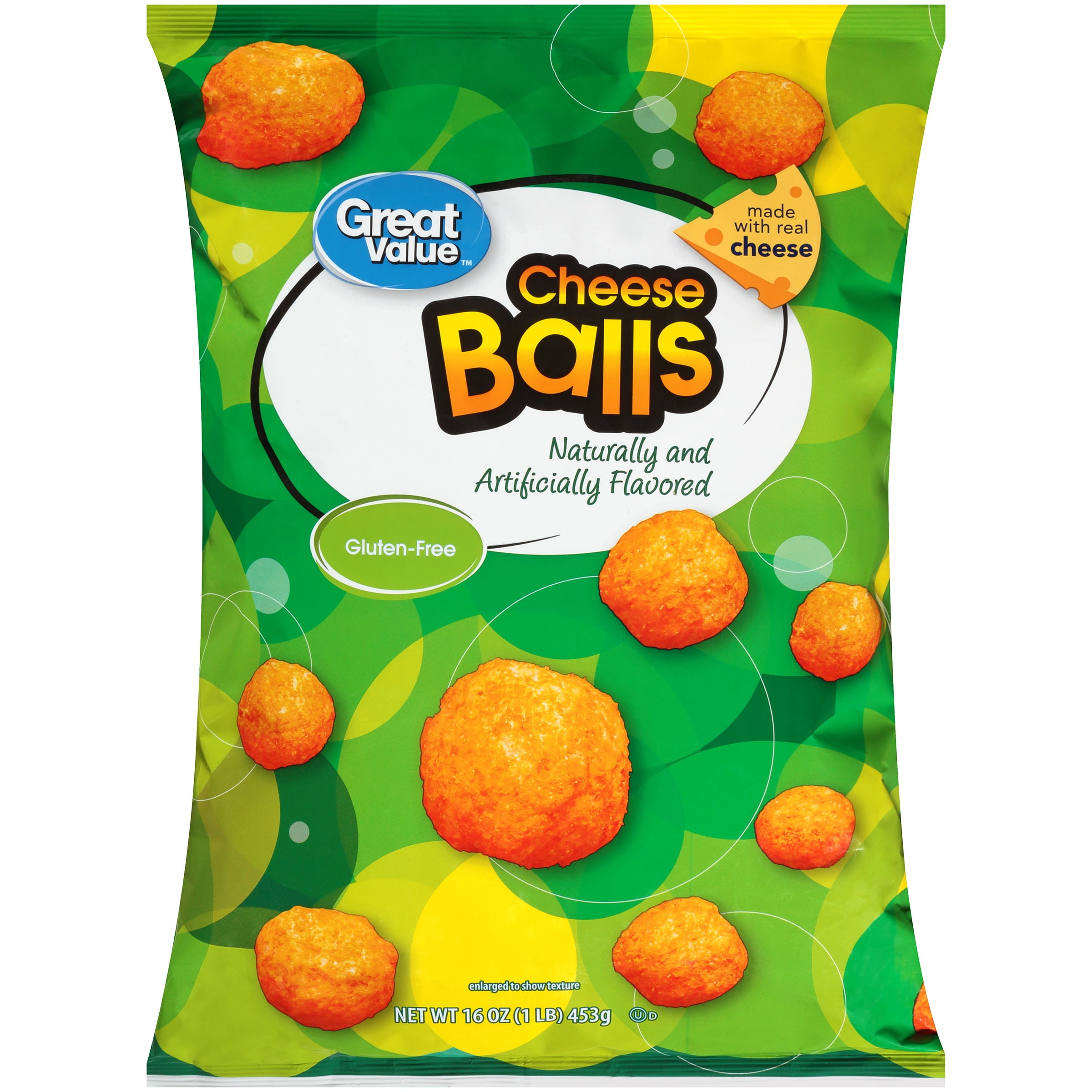 Great Value Cheese Balls, 16 Oz 