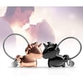 thumbnail image 4 of 1 par de llaveros, llaveros colgantes de cadena de unicornio desmontables para regalos de San Valentín para parejas, negro y oro rosa, 4 of 5