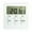 White, variant on OutmaxHome Digital Kitchen Timer, Big Digits, Loud Alarm, Stand, for Cooking Baking Sports Games Office