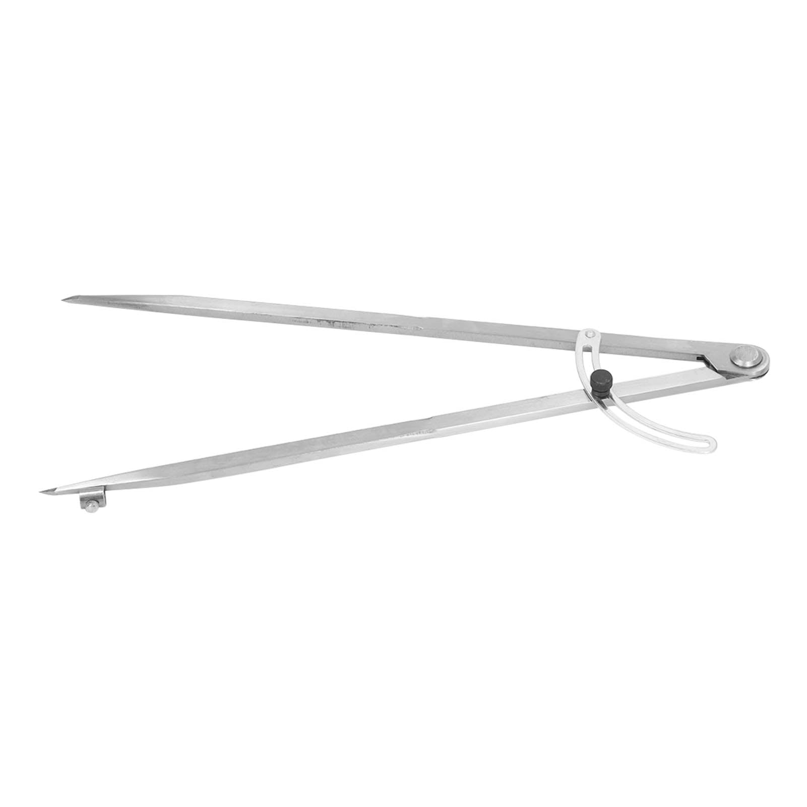 Woodworking Compass 400mm Carbon Steel Wing Divider Scriber with Pencil Holder for Carpenter Leather Work