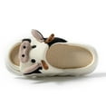 thumbnail image 3 of Sogetch Womens Cute Cow Slippers Soft Warm Fuzzy House Shoes for Women and Men, 3 of 7