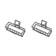 thumbnail image 3 of Jumpingount Clips de garra Estilo simple grande Grip Pins Accesorios de decoración geométrica Color Negro oscuro, 3 of 6