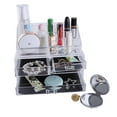 thumbnail image 3 of SalonMore Clear Jewelry Cosmetic Organizer 4 Drawer Drawer Makeup Case Storage Holder Box, 3 of 6