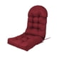 thumbnail image 5 of Cojín para silla con respaldo alto, cojín para mecedora, cojín para tumbona, cojín para patio Rojo, 5 of 9