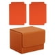 thumbnail image 2 of Caja de baraja de cartas, caja de almacenamiento de tarjetas, protectores de tarjetas, soporte para tarjetas de juego, TCG Premium PU Naranja, 2 of 6