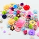 thumbnail image 2 of 6x50x Flores De Resina Botón Floral De Colores Para La Fabricación De Joyas Para La Caja Del Teléfono Sunnimix Botón resina Flor Cabujones, 2 of 8
