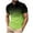 Green, variant on IYTR Mens Beach Shirts Stylish Workout Shirts Summer Fashion Gradient Color Short Sleeve T Shirts Casual Button-up Lapel Tee Shirts Mint Green S