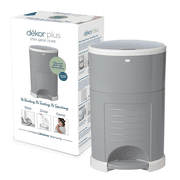 Dekor Plus Hands-Free Diaper Pail | Gray